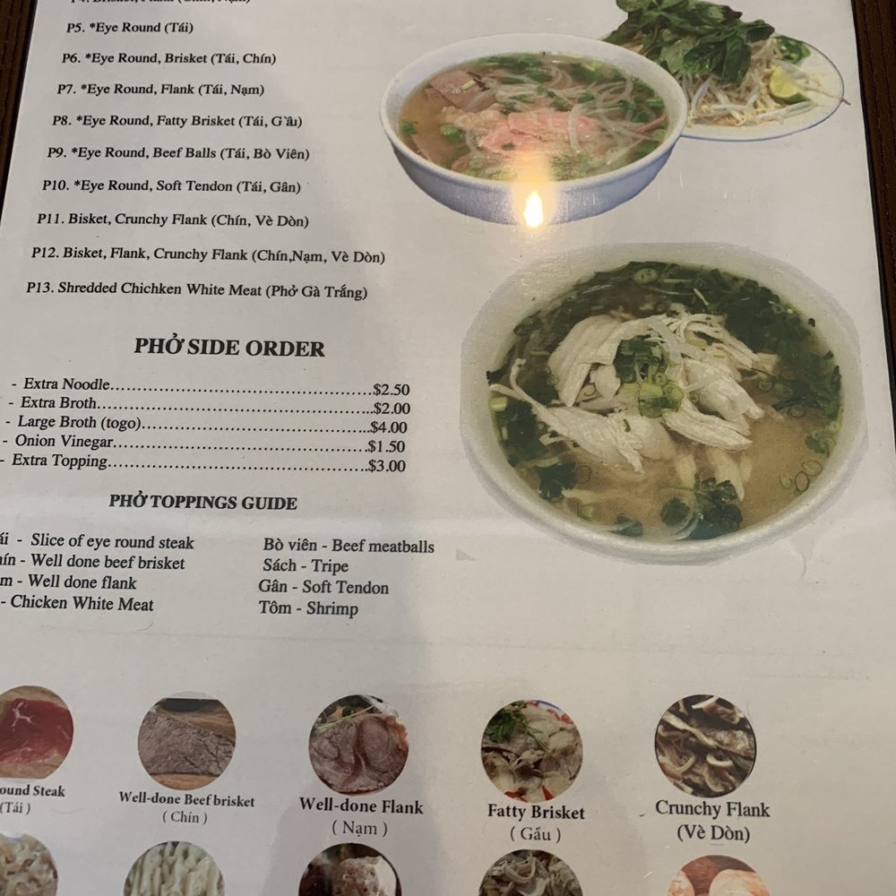 Pho Saigon Oi - Pho menu section - Vietnamese Near Me - North Springfield, Virginia Pho Saigon Oi - Pho menu section - Vietnamese Near Me - North Springfield, Virginia