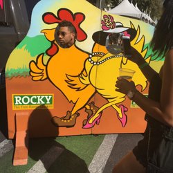 Petaluma Poultry - with mascots Rocky & Rosie - @ Farm-to-Fork 2016 in Sacramento, CA