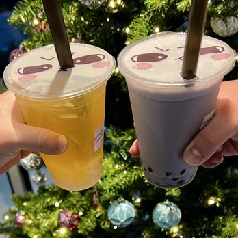 Dumpling King - Lychee Green Tea with Jelly, Taro Milk Tea with Tapioca Pearls - Dim Sum Near Me - Pembroke Pines, Florida