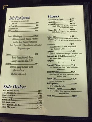 Menu photo 7 Joe's Italian Grill Brady, TX Menu photo 7 Joe's Italian Grill Brady, TX