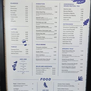 Tranquilo Coffee - Menu as of Aug 2026 - Coffee & Tea Near Me - Whittier, California Tranquilo Coffee - Menu as of Aug 2026 - Coffee & Tea Near Me - Whittier, California