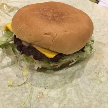 Bob's Hamburgers - Jr Cheeseburger. Descent size w/lettuce, tomato, dressing. I added cheese. - Burgers Near Me - Harbor City, California