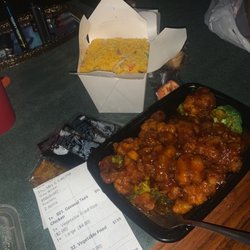 No 1 Chinese Restaurant - 2x vegetable fried rice 1x Large general tso