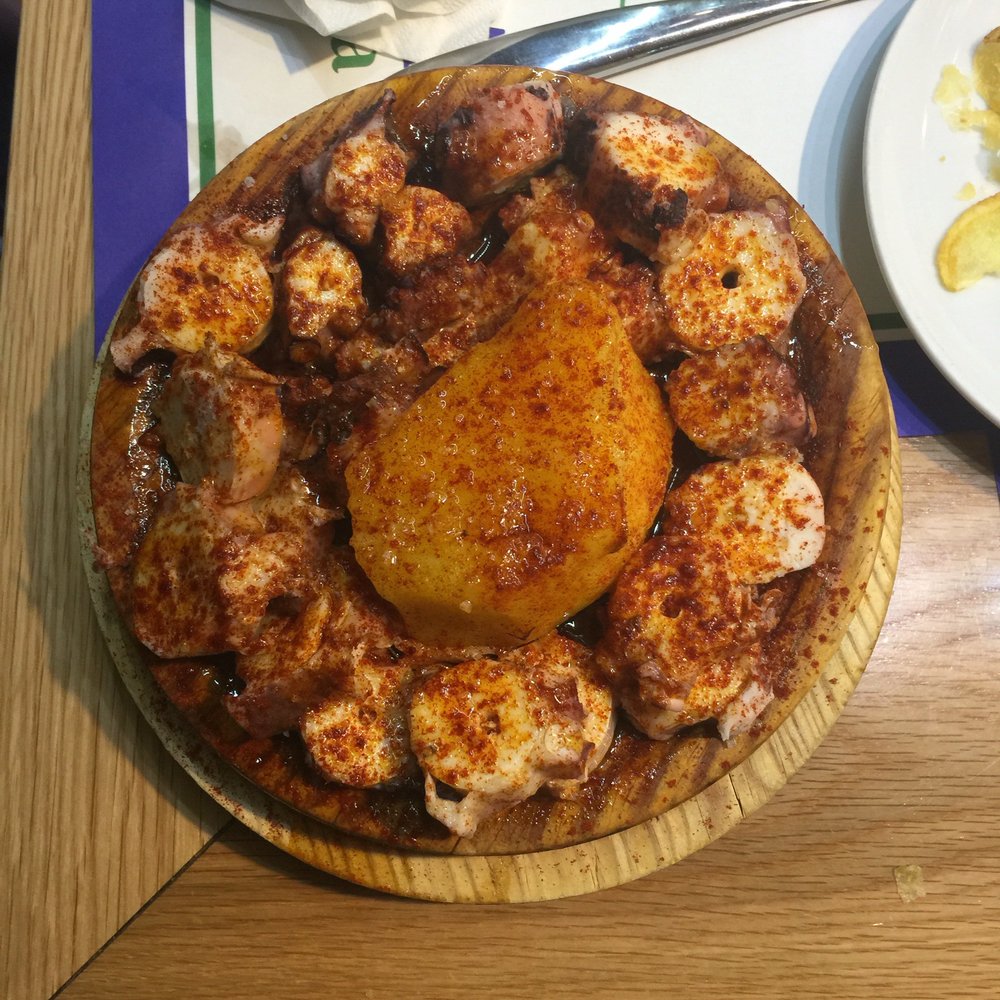 The Gourmet Experience - Octopus with potato - Delicatessen Near Me - Madrid, M