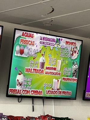 Menu photo 1 La Real Michoacana Saginaw, TX Menu photo 1 La Real Michoacana Saginaw, TX