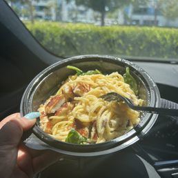Alfredo MontAmore- with Parmesan-Crusted Chicken Alfredo