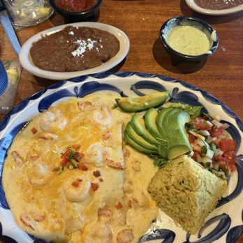 Gringo's Mexican Kitchen - Seafood Enchilada Dinner - Mexican Near Me - Houston, Texas