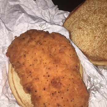 Wendy's - a fried chicken sandwich and a sandwich roll - Fast Food Near Me - Hinesville, Georgia