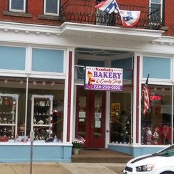 Sambol's Bakery and Candy Shop - Close-up of store front.