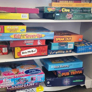Cape Ann Thrift Shop - Lots of family games!  Missing a piece to your favorite game?  Come see if we have it so you can make yours whole again! - Thrift Stores Near Me - Gloucester, Massachusetts
