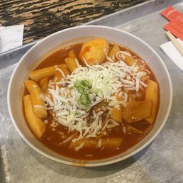 Spicy Rice Cake with cheese Spicy Rice Cake with cheese