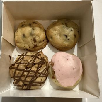Lion Cub's Cookies - Chocolate Chip, Chocolate Peanut Butter, & strawberry iced - Bakeries Near Me - Grandview Heights, Ohio Lion Cub's Cookies - Chocolate Chip, Chocolate Peanut Butter, & strawberry iced - Bakeries Near Me - Grandview Heights, Ohio