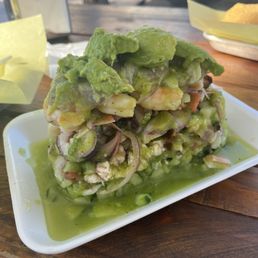Green Chalupa tostada Green Chalupa tostada