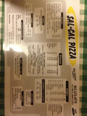 Photo of Sal-Cal Pizza - Labelle, FL, US. Menu