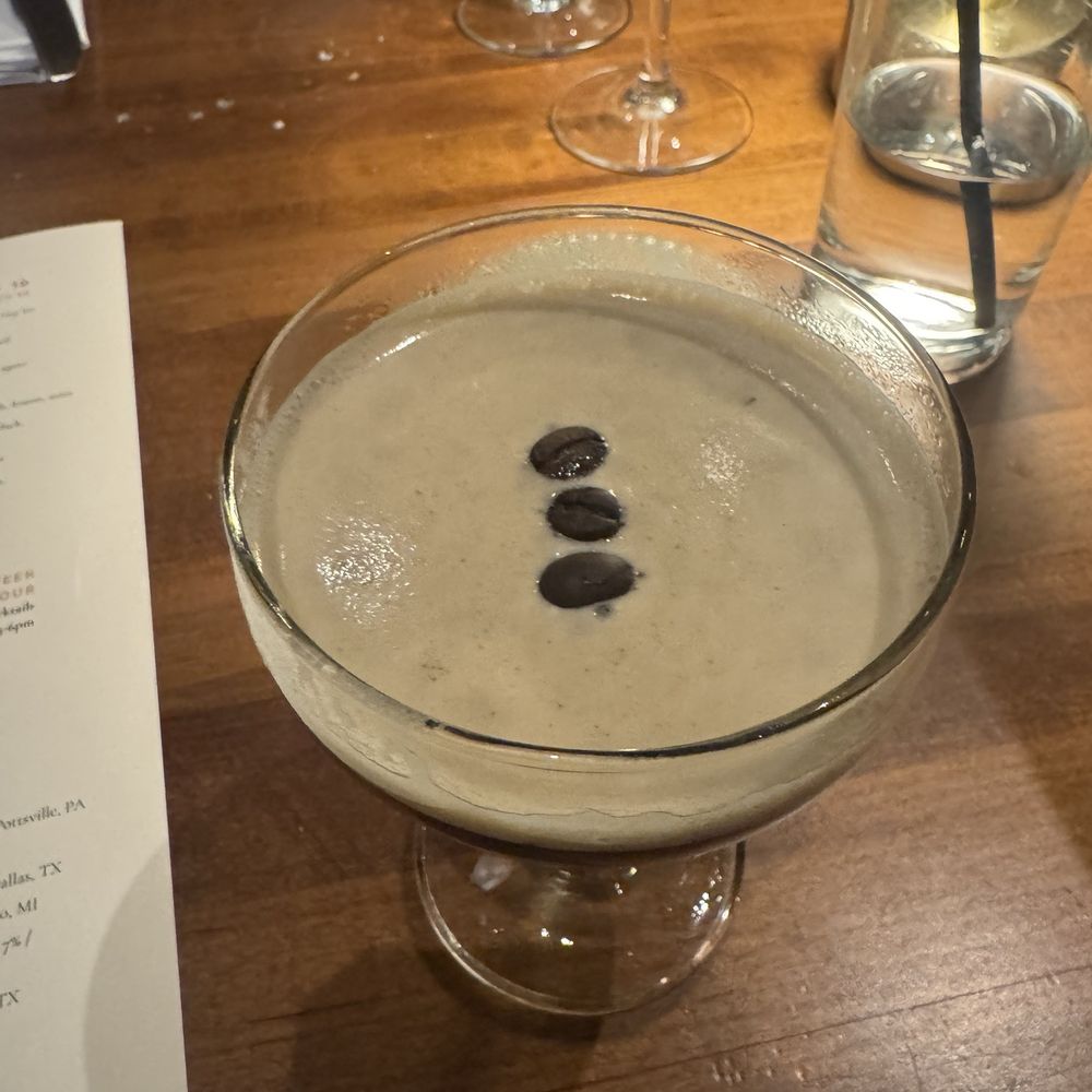 The Porch - Espresso martini - Southern Near Me - Dallas, Texas The Porch - Espresso martini - Southern Near Me - Dallas, Texas