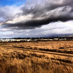 Salinas Valley State Prison - Rainbow over the Prison 11-28-12