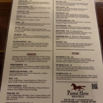 Painted Horse - Menu at Painted Horse - Breakfast & Brunch Near Me - Bartlesville, Oklahoma Painted Horse - Menu at Painted Horse - Breakfast & Brunch Near Me - Bartlesville, Oklahoma