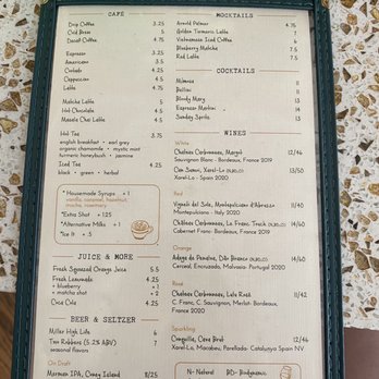 Sunday to Sunday - Menu as of 5/23/21 - Cafes Near Me - New York, New York Sunday to Sunday - Menu as of 5/23/21 - Cafes Near Me - New York, New York