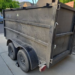 Segura Junk Pros - I was able to get a sofa, patio furniture, t.v console, chairs, trash, and much more in that trailer.