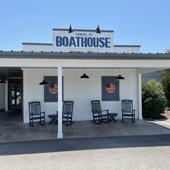 Boathouse Bar & Grill - the front of the boathouse - Seafood Near Me - Athens, Texas Boathouse Bar & Grill - the front of the boathouse - Seafood Near Me - Athens, Texas