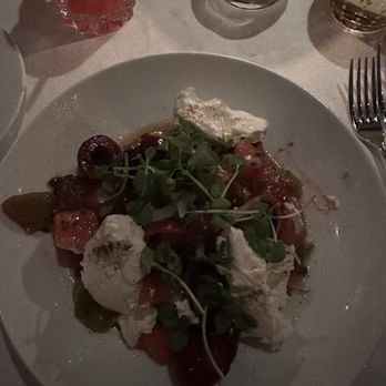 The Ebbitt Room - Tomato, melon, burrata salad - American Near Me - Cape May, New Jersey