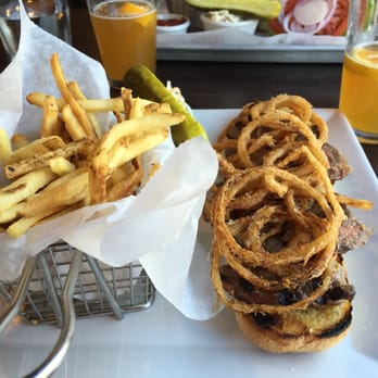 Station House Bar & Grille - Open faced steak sandwich with fries. - American Near Me - Norwalk, Connecticut Station House Bar & Grille - Open faced steak sandwich with fries. - American Near Me - Norwalk, Connecticut