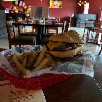 Game Time Sports Bar - Game time burger with full court French fries! - Burgers Near Me - Groton, Connecticut Game Time Sports Bar - Game time burger with full court French fries! - Burgers Near Me - Groton, Connecticut