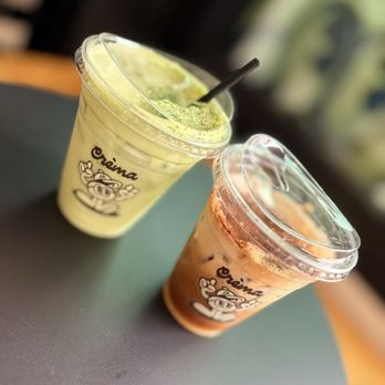 Crema - Matcha & Crème De La Crema 12 oz cups only - Coffee & Tea Near Me - Sherman Oaks, California Crema - Matcha & Crème De La Crema 12 oz cups only - Coffee & Tea Near Me - Sherman Oaks, California
