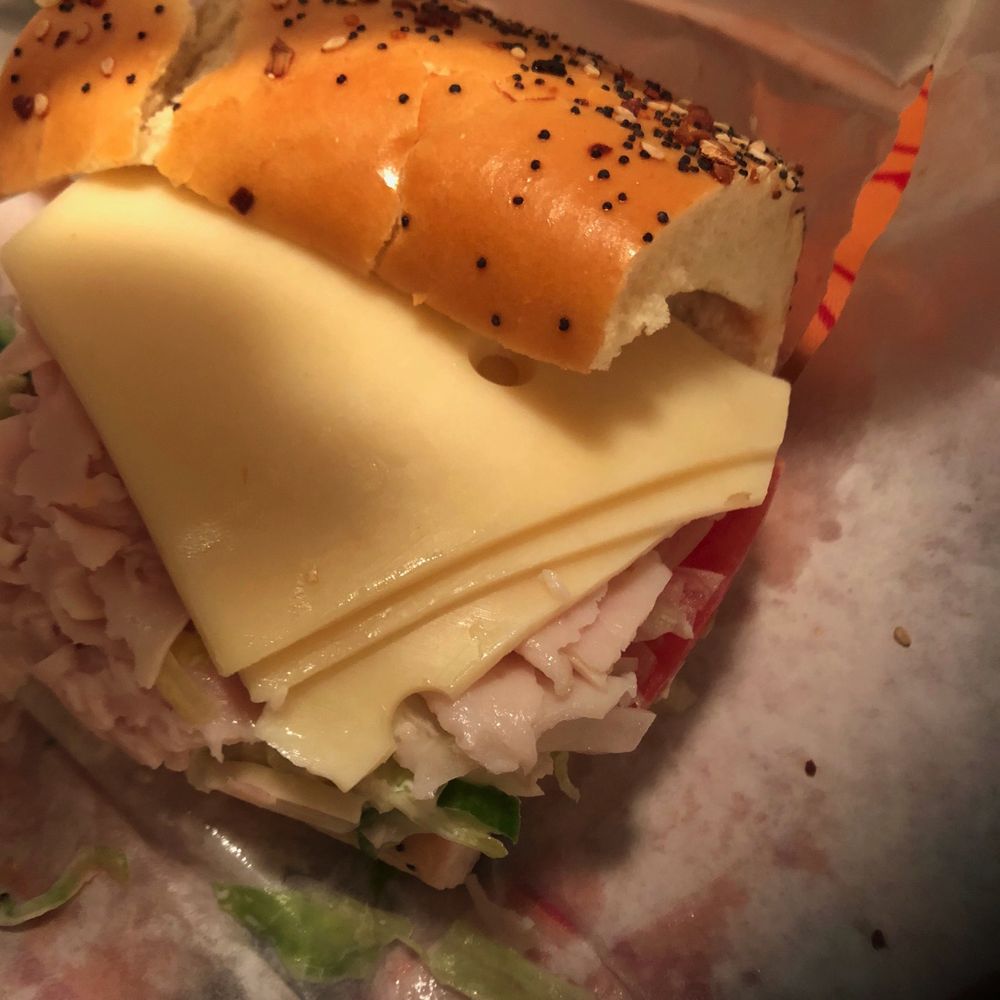 Wegmans - Really poor sub.  The pre-sliced cheese wasn't even separated.  3 slices just thrown on here. - Grocery Near Me - Montvale, New Jersey