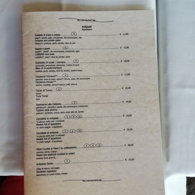 Menu photo 1 Il Nodo Marinella, OT