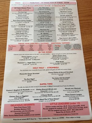 Menu photo 2 Cantore's Pizza West Lebanon, NH Menu photo 2 Cantore's Pizza West Lebanon, NH