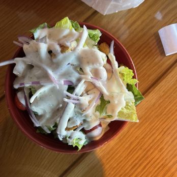 Chicago Pizza & Pasta - House Salad with Ranch, phenomenal dressing - Italian Near Me - Dallas, Texas Chicago Pizza & Pasta - House Salad with Ranch, phenomenal dressing - Italian Near Me - Dallas, Texas