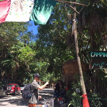 Posada Yum Kin - Best taco place along the beach. Look for giant Mexican flag - Hotels Near Me - Tulum, ROO