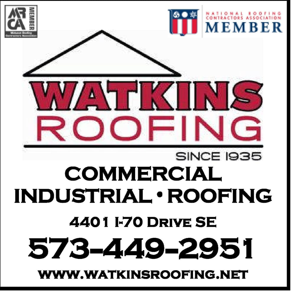 WATKINS’ ROOFING COMPANY Updated September 2024 4401 Interstate 70 Dr SE, Columbia, Missouri