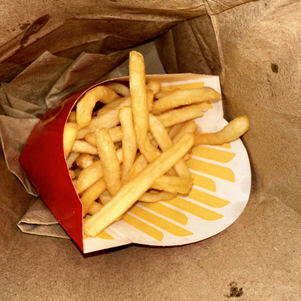 McDonald's - french fries in a paper bag - Fast Food Near Me - Washington, North Carolina
