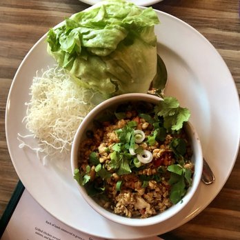 Samui Thai Cuisine - Chicken Lettuce Cups - Thai Near Me - Plano, Texas Samui Thai Cuisine - Chicken Lettuce Cups - Thai Near Me - Plano, Texas