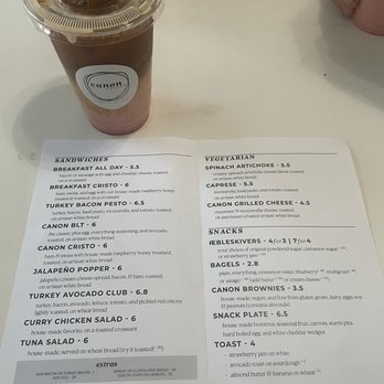 Canon Coffee - Menu - Coffee & Tea Near Me - Apopka, Florida