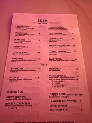 Menu photo 8 IKTO Houston, TX Menu photo 8 IKTO Houston, TX