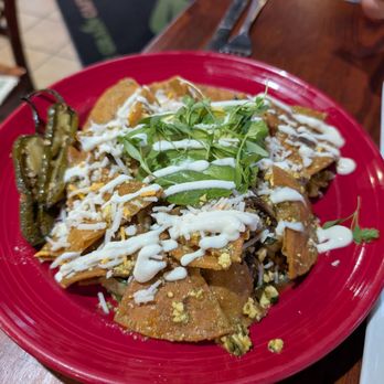 The Grain Cafe - Chilaquiles Verde - Vegan Near Me - Long Beach, California The Grain Cafe - Chilaquiles Verde - Vegan Near Me - Long Beach, California