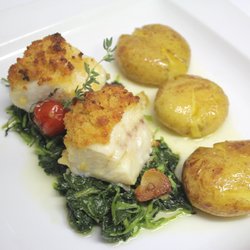Faz Gostos - Lombo de Bacalhau no Forno c/ Broa de Milho. www.fazgostos.com