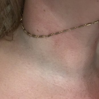 Uncommon James - Better on you necklace. To be fair, it was hot out and I had sunscreen on but I was surprised to see how quickly it made a mark. - Jewelry Near Me - Nashville, Tennessee Uncommon James - Better on you necklace. To be fair, it was hot out and I had sunscreen on but I was surprised to see how quickly it made a mark. - Jewelry Near Me - Nashville, Tennessee