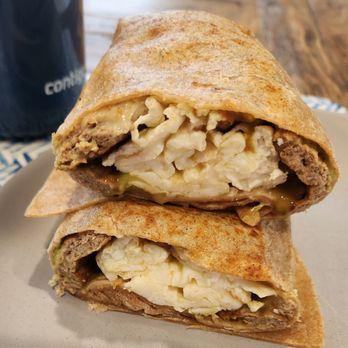 Pressed Cafe - egg white breakfast burrito - Juice Bars & Smoothies Near Me - Newton, Massachusetts