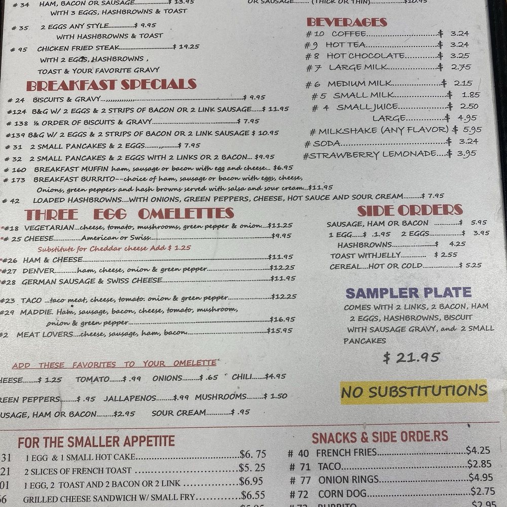 10-4 Cafe - Breakfast menu - Cafes Near Me - Grandview, Washington 10-4 Cafe - Breakfast menu - Cafes Near Me - Grandview, Washington