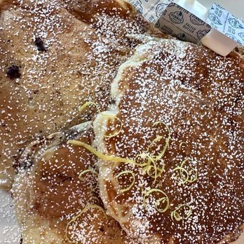 Figmor Cafe and Eatery - Lemon, blueberry ricotta pancakes - Breakfast & Brunch Near Me - North Tonawanda, New York