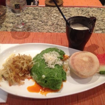 Belga Cafe - Omeletje Groene Eieren - Green Eggs with Chorizo - Belgian Near Me - Washington, DC, District of Columbia