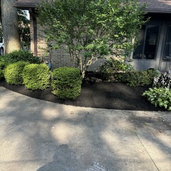 Grass To Class Lawncare - Back of house with fresh mulch - Lawn Services Near Me - Burlington, Kentucky Grass To Class Lawncare - Back of house with fresh mulch - Lawn Services Near Me - Burlington, Kentucky