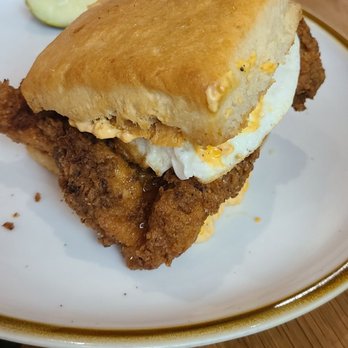 The Speckled Egg PGH - Chicken biscuit - Breakfast & Brunch Near Me - Pittsburgh, Pennsylvania