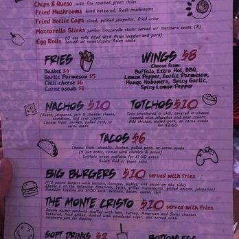 Funkmeyers Rec Room - Food Menu - Bars Near Me - El Paso, Texas