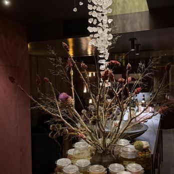 Oyatte - Downstairs dining room decor - New American Near Me - New York, New York Oyatte - Downstairs dining room decor - New American Near Me - New York, New York