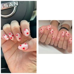 Nails Unlimited - Left side- is mine & what I got. Right side is what I wanted.